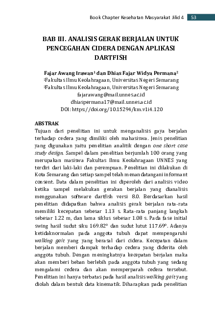 (PDF) Analisis Gerak Berjalan Untuk Pencegahan Cidera Dengan Aplikasi ...