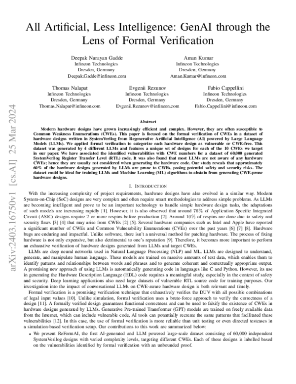 (PDF) All Artificial, Less Intelligence: GenAI through the Lens of ...