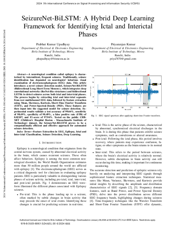 (PDF) SeizureNet-BiLSTM: A Hybrid Deep Learning Framework for ...