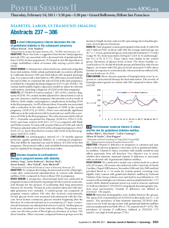 (PDF) 239: First trimester maternal vitamin D status and the risk for ...