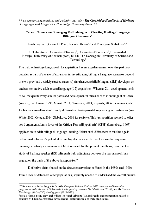 (PDF) Current Trends and Emerging Methodologies in Charting Heritage ...