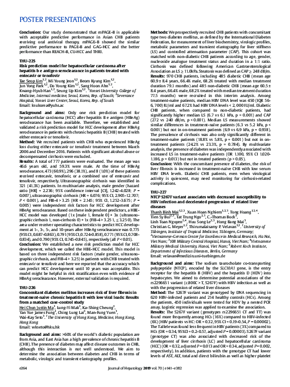 (PDF) THU-226-Concomitant diabetes mellitus increases risk of liver ...