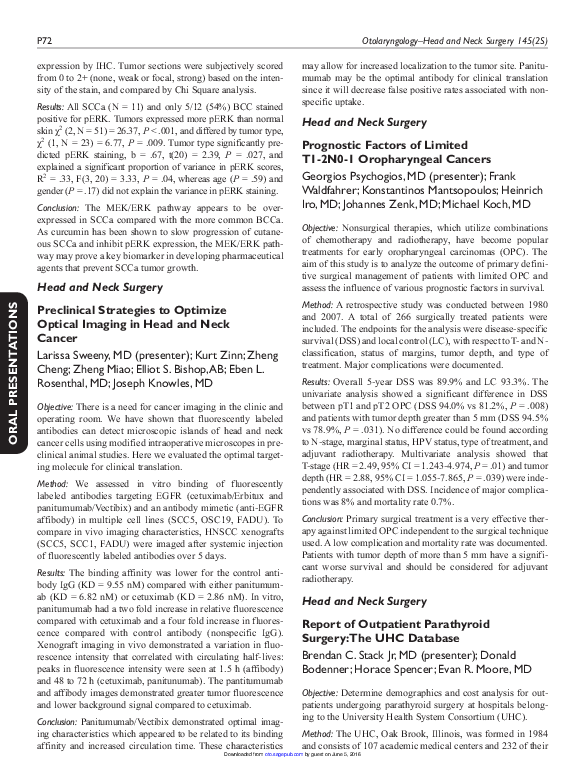 (PDF) pERK Expression in Skin Squamous and Basal Cell Carcinoma