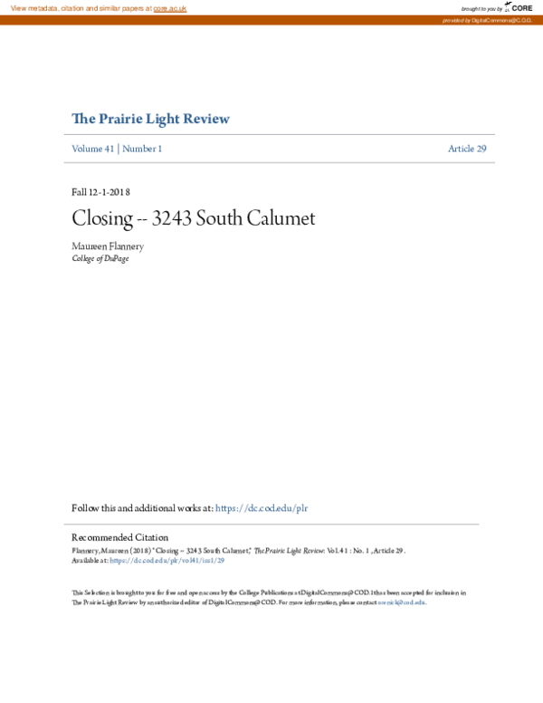 (PDF) Closing -- 3243 South Calumet