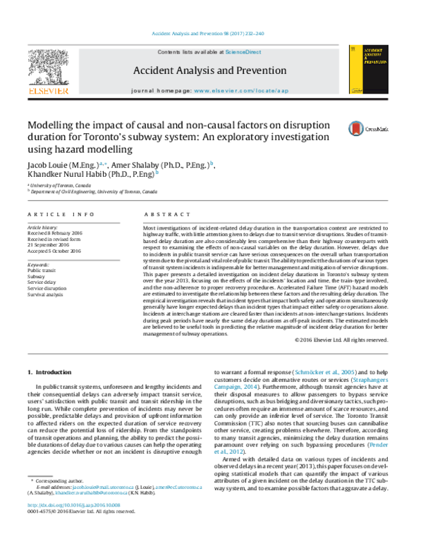 (PDF) Modelling the impact of causal and non-causal factors on ...