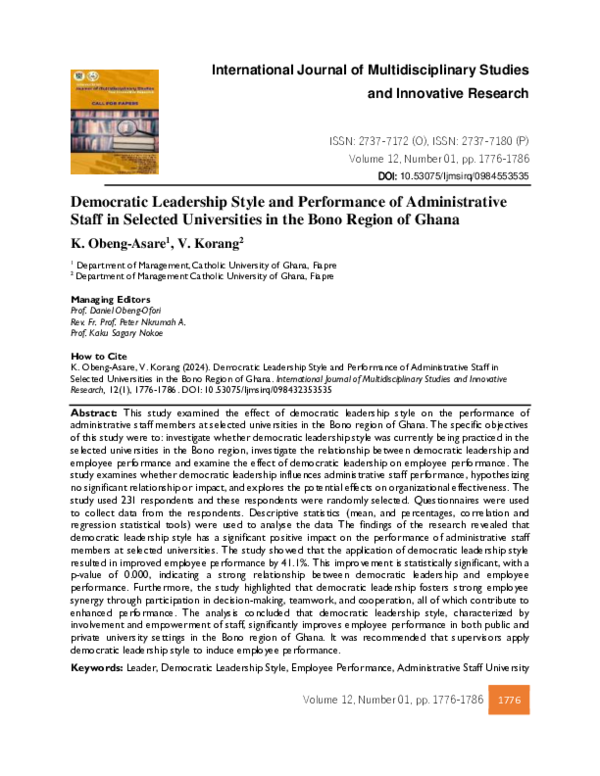 (PDF) International Journal of Multidisciplinary Studies and Innovative ...