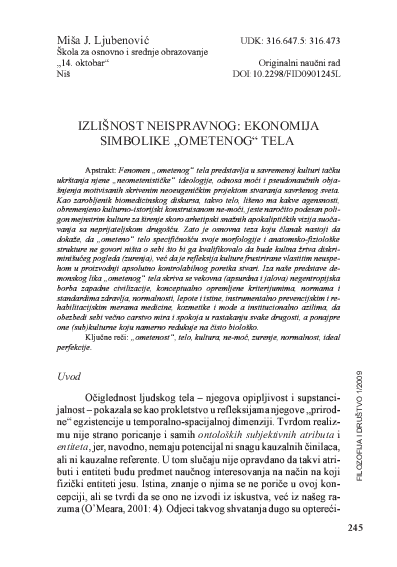 (PDF) Superfluousness of the faulty: Economy of the 'disabled' body ...