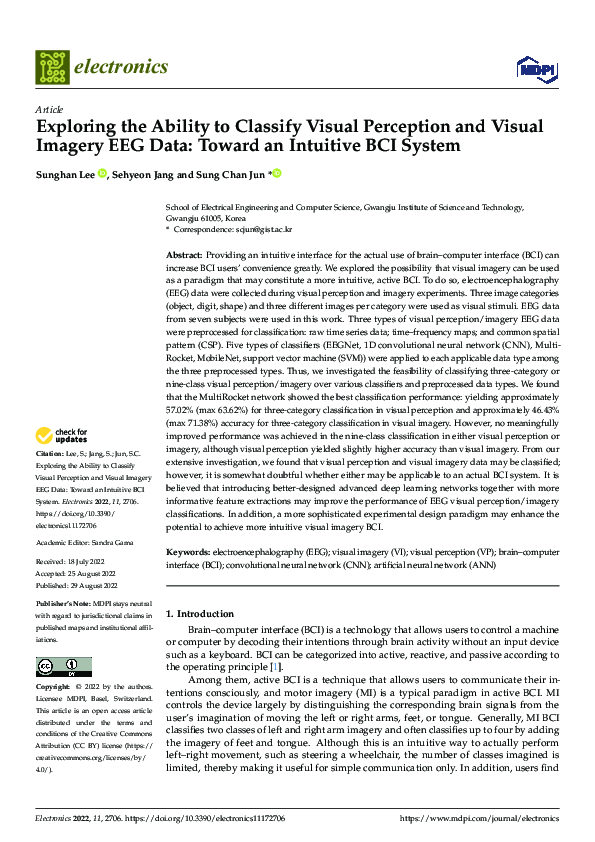 (PDF) Exploring the Ability to Classify Visual Perception and Visual ...