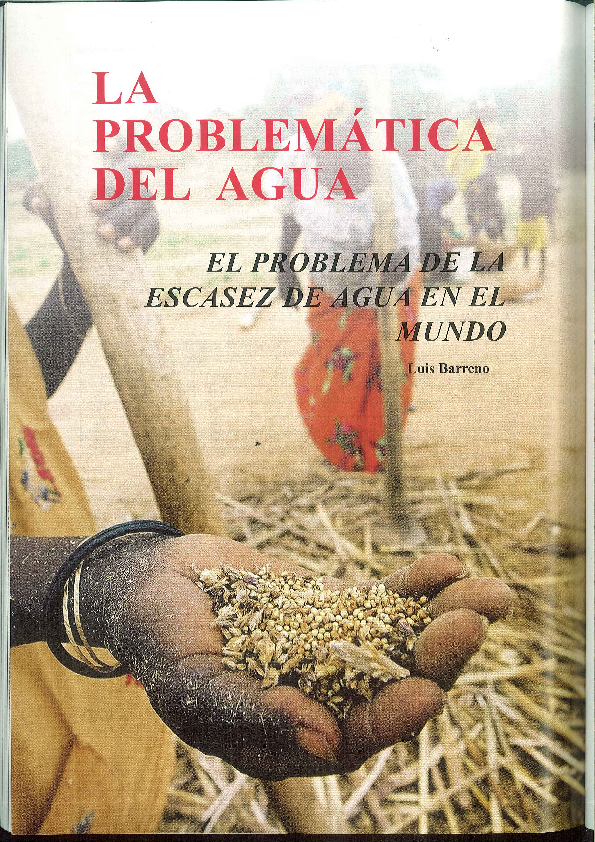 (PDF) La Problemática del Agua: El Problema de la Escasez de Agua en el ...