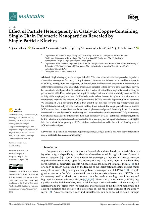 (PDF) Effect of Particle Heterogeneity in Catalytic Copper-Containing ...