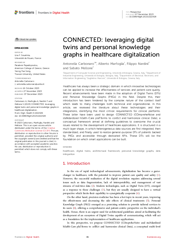 (PDF) CONNECTED: leveraging digital twins and personal knowledge graphs ...