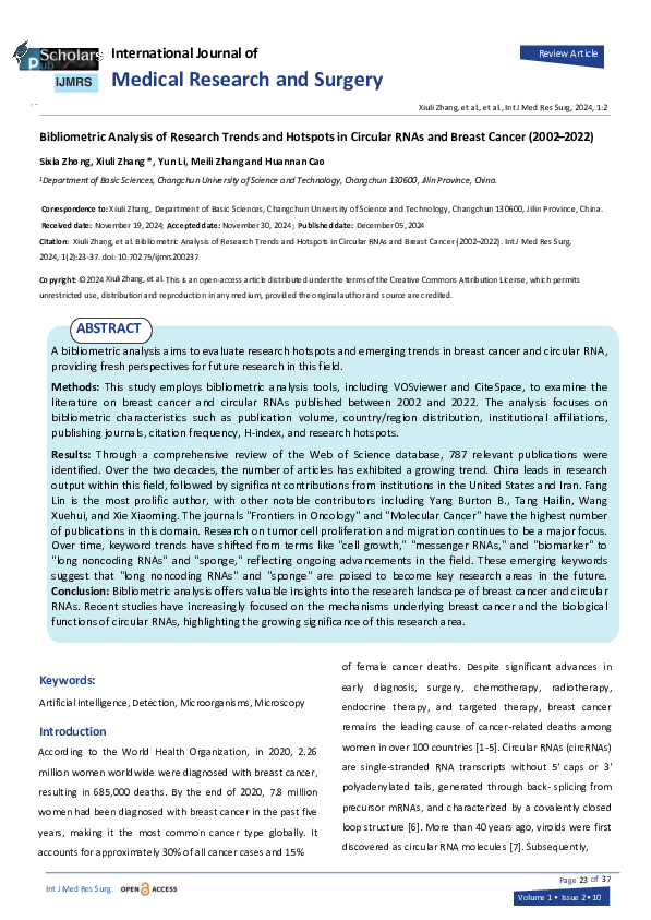 (PDF) Bibliometric Analysis of Research Trends and Hotspots in Circular ...