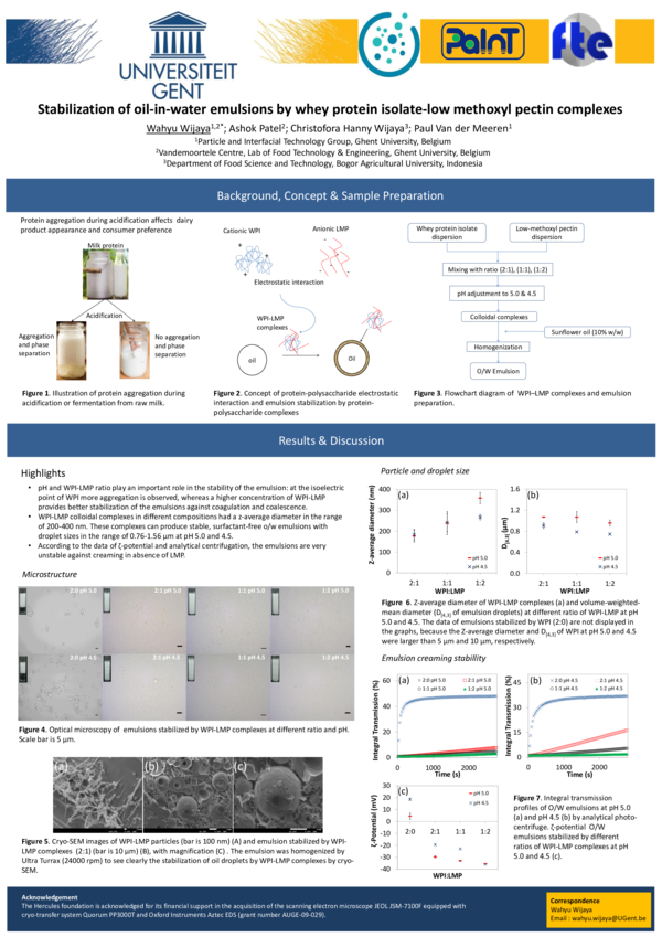 (PDF) Stabilization of oil-in-water emulsions by whey protein isolate ...