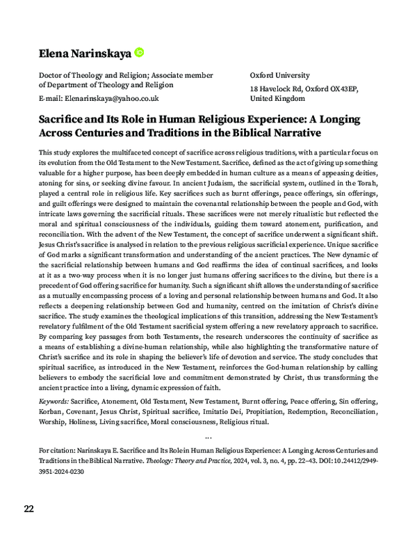 PDF ELENA NARINSKAYA SACRIFICE AND ITS ROLE IN HUMAN RELIGIOUS visual data 6