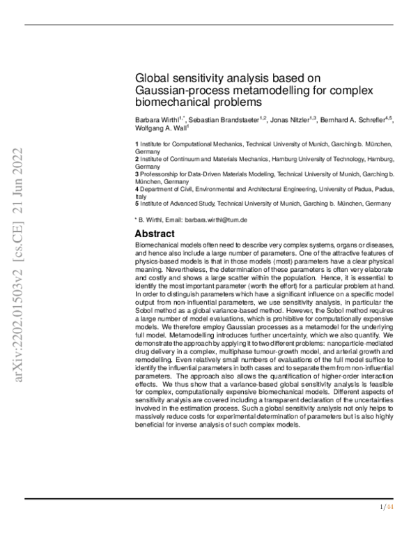 (PDF) Global sensitivity analysis based on Gaussian-process ...
