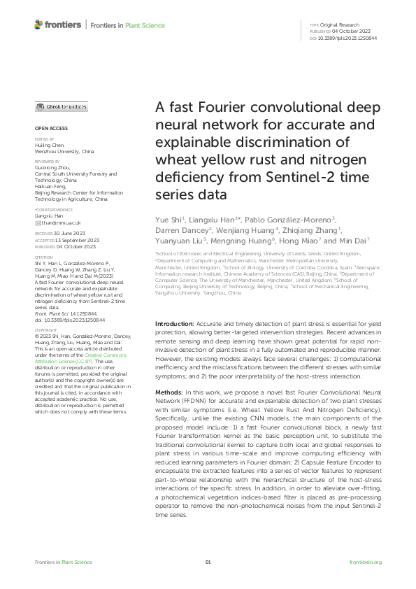 (PDF) A fast Fourier convolutional deep neural network for accurate and ...