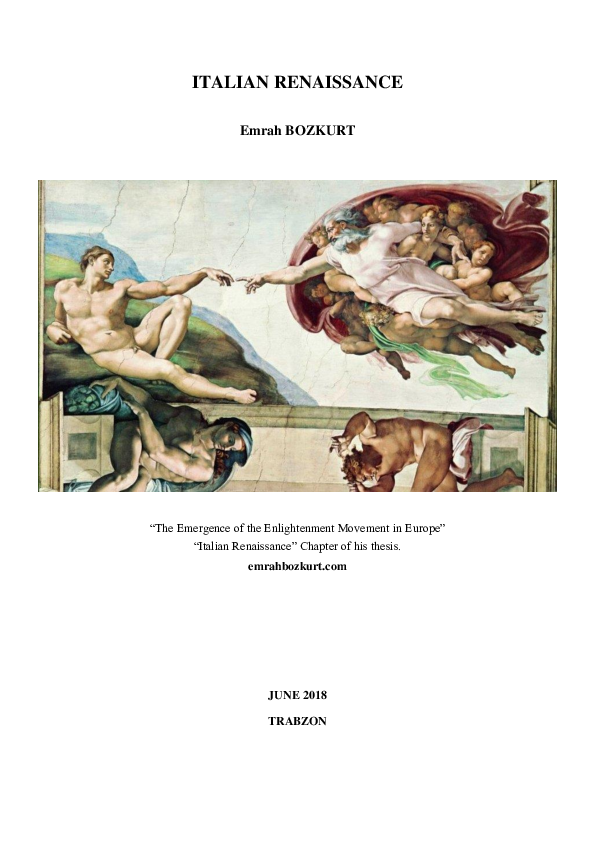 (PDF) Italian Renaissance