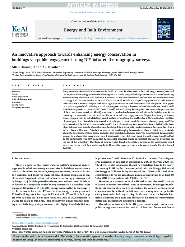 (PDF) An innovative approach towards enhancing energy conservation in ...