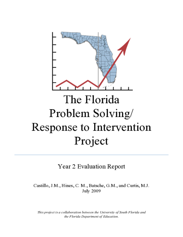 (PDF) The Florida Problem-Solving/Response to Intervention Model ...