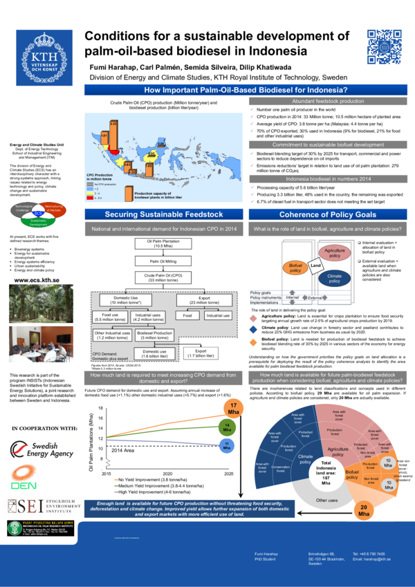 (PDF) Conditions for a sustainable development of palm-oil-based ...