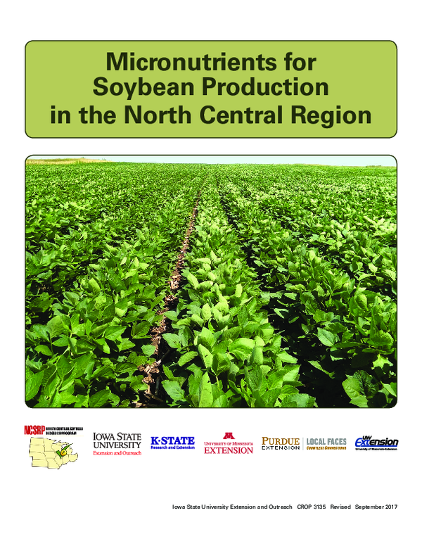 (PDF) Micronutrients for Soybean Production in the North Central Region