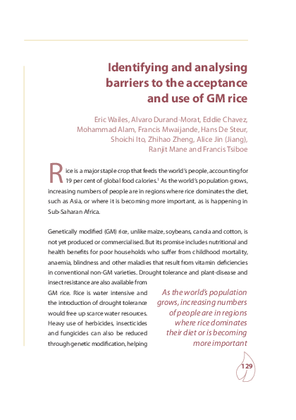 (PDF) Identifying and analysing barriers to the acceptance and use of ...