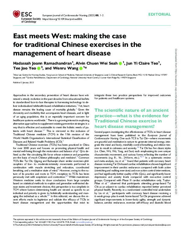 (PDF) East meets West: making the case for traditional Chinese ...