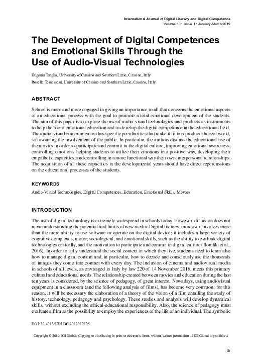 (PDF) The Development of Digital Competences and Emotional Skills ...