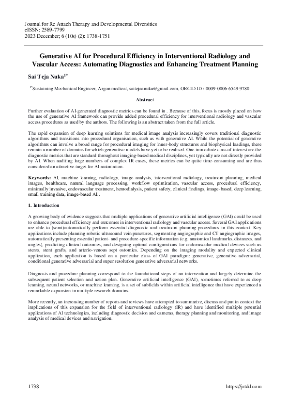 (PDF) Generative AI for Procedural Efficiency in Interventional ...
