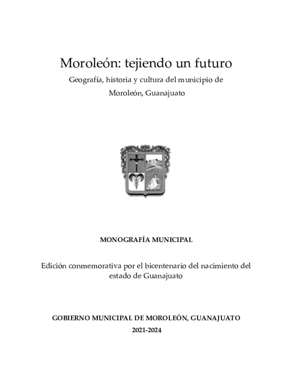 (PDF) Moroleón: tejiendo un futuro Geografía, historia y cultura del ...