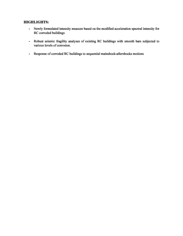 (PDF) Seismic fragility of existing RC buildings with corroded bars ...