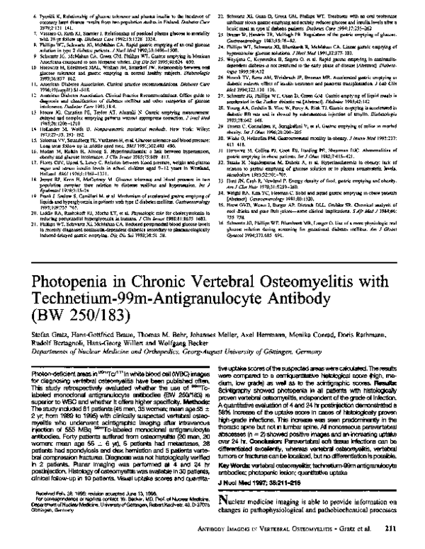 (PDF) Photopenia in chronic vertebral osteomyelitis with technetium-99m ...