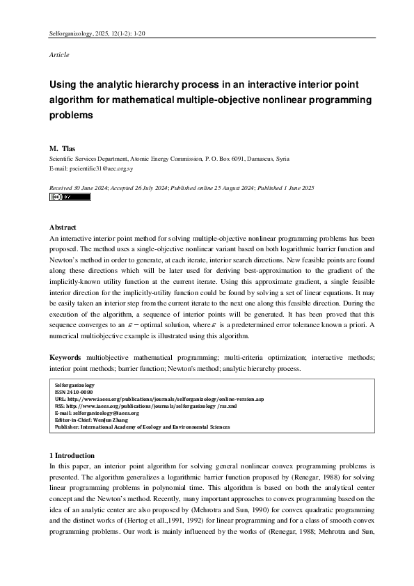 (PDF) Using the analytic hierarchy process in an interactive interior ...