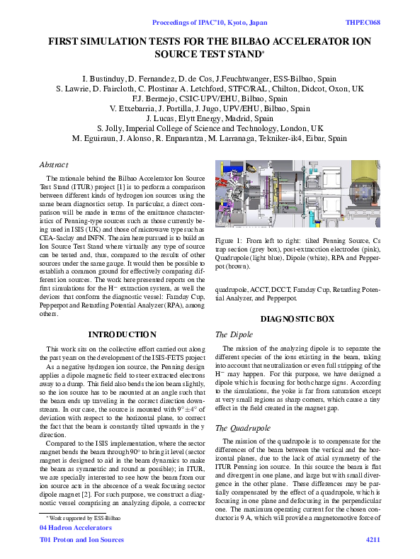 (PDF) First Simulation Tests for the Bilbao Accelerator Ion Source Test ...