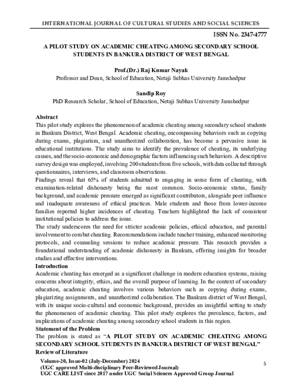 (PDF) INTERNATIONAL JOURNAL OF CULTURAL STUDIES AND SOCIAL SCIENCES