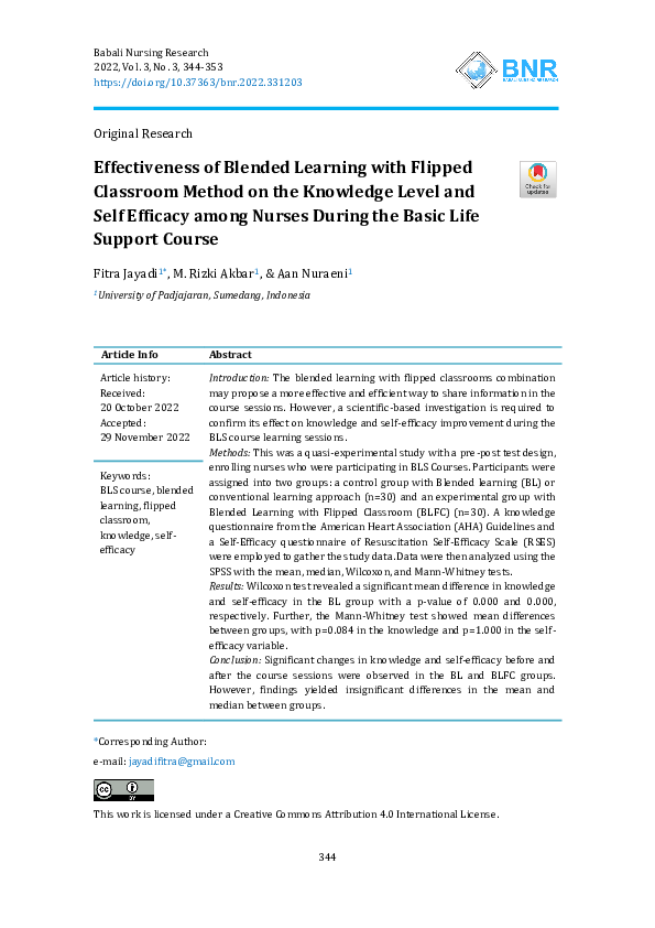(PDF) Effectiveness of Blended Learning with Flipped Classroom Method ...