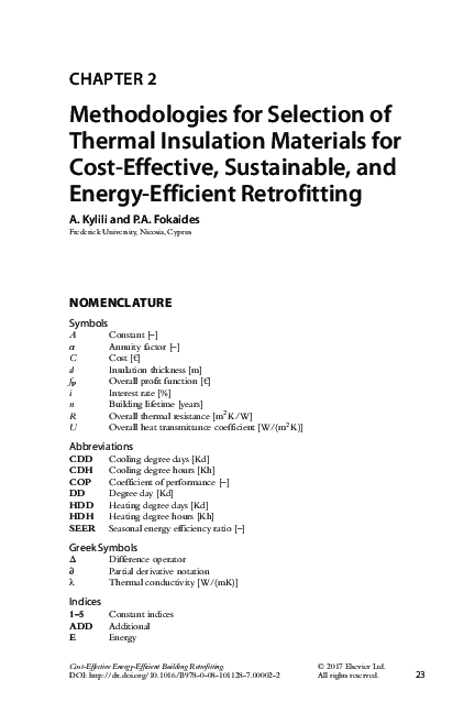 (PDF) Cost-Effective Energy Efficient Building Retrofitting : Materials ...