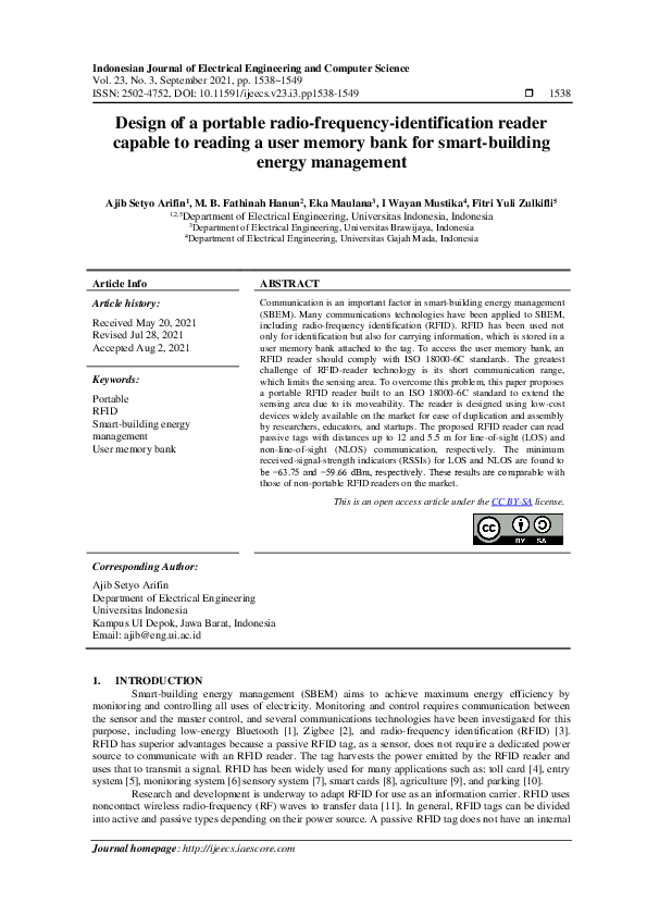 (PDF) Design of a portable radio-frequency-identification reader ...