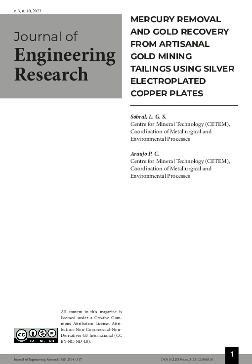 (PDF) Mercury Removal and Gold Recovery from Artisanal Gold Mining ...