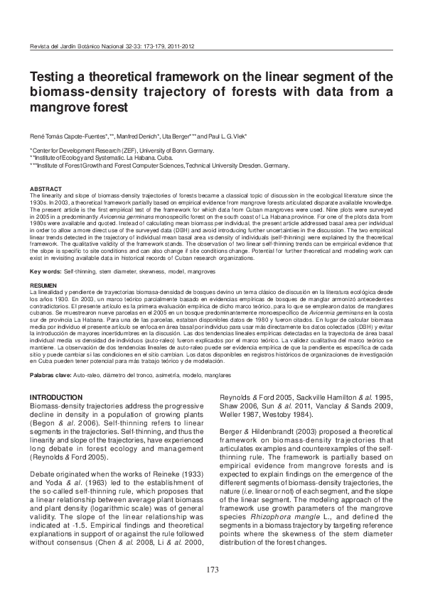 (PDF) Testing a theoretical framework on the linear segment of the ...