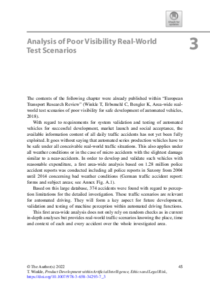 (PDF) Analysis of Poor Visibility Real-World Test Scenarios