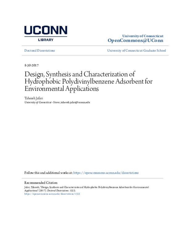(PDF) Design, Synthesis and Characterization of Hydrogen-Bonded ...