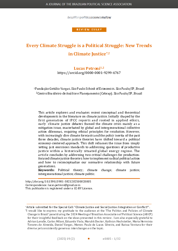 (PDF) Every Climate Struggle is a Political Struggle: New Trends in ...