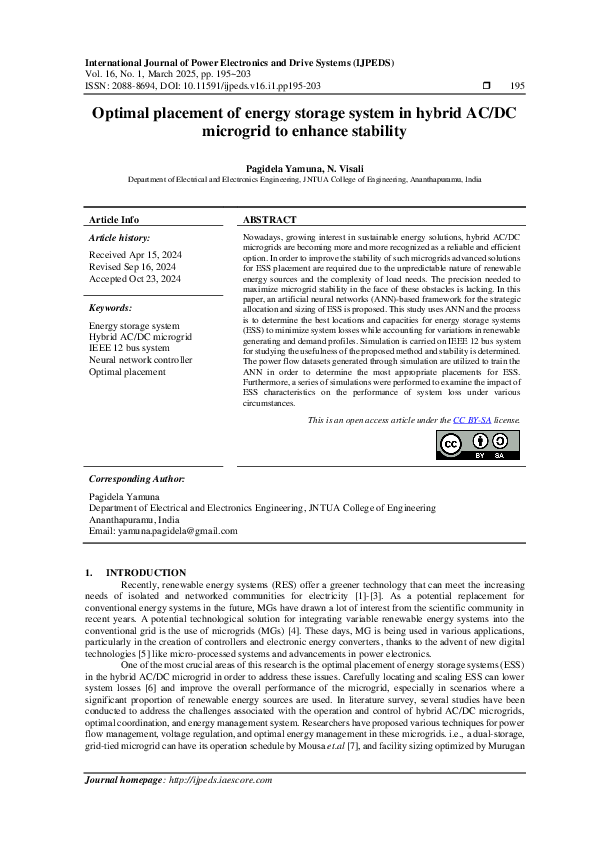 (PDF) Optimal placement of energy storage system in hybrid AC/DC ...