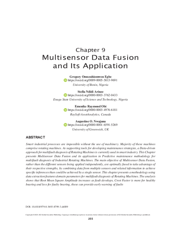 (PDF) Multisensor Data Fusion and Its Application