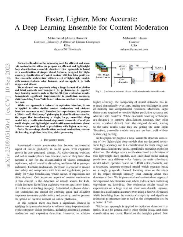 (PDF) Faster, Lighter, More Accurate: A Deep Learning Ensemble for ...