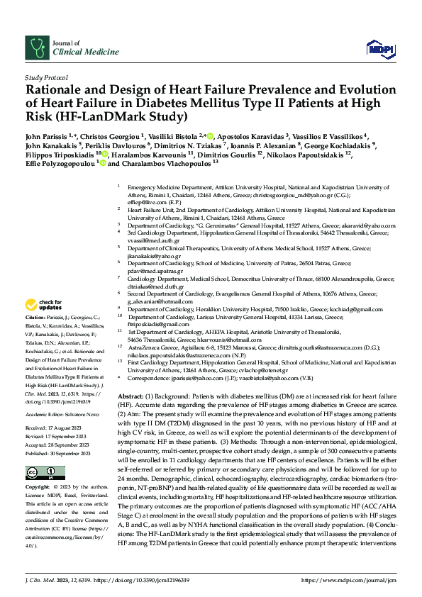 (PDF) Rationale and Design of Heart Failure Prevalence and Evolution of ...