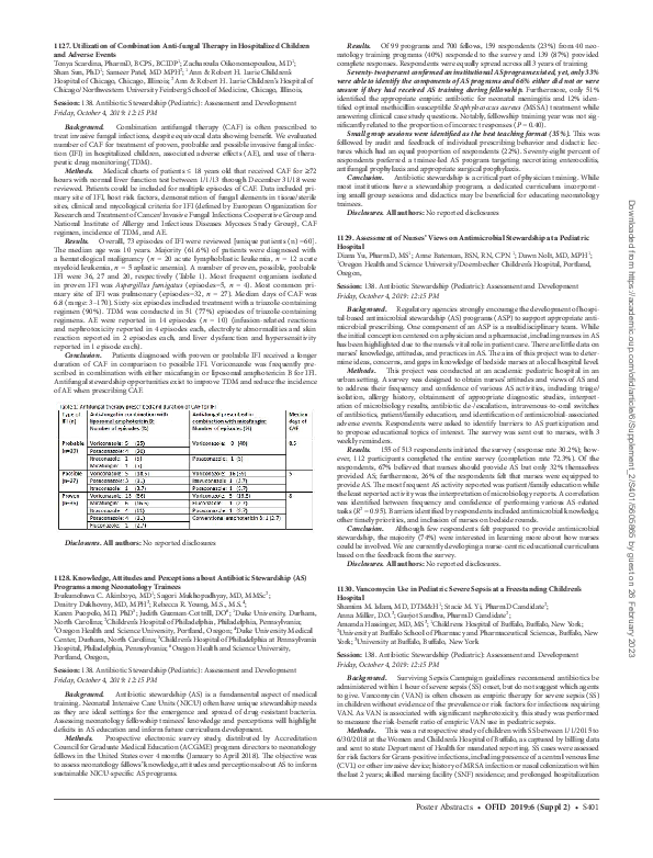 (PDF) 1130. Vancomycin Use in Pediatric Severe Sepsis at a Freestanding ...