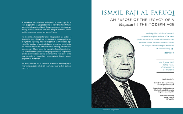 (PDF) ISMAIL RAJI AL FARUQI an ExposE of thE LEgacy of a Mujtahid in ...