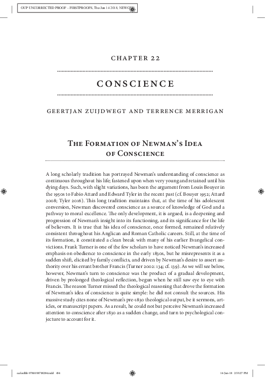 (PDF) Conscience
